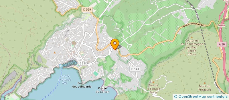 localisation de l'entreprise SCI HBW à CASSIS
