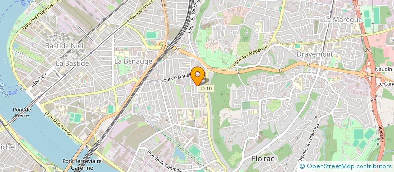 localisation de l'entreprise SCI HBX  FLOIRAC