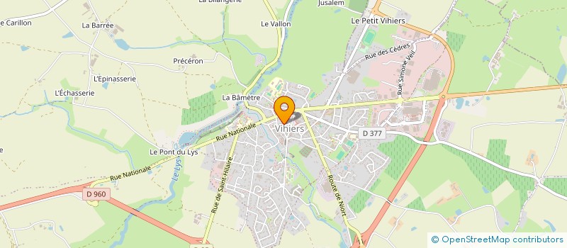 localisation de l'entreprise SCI HC à LYS-HAUT-LAYON
