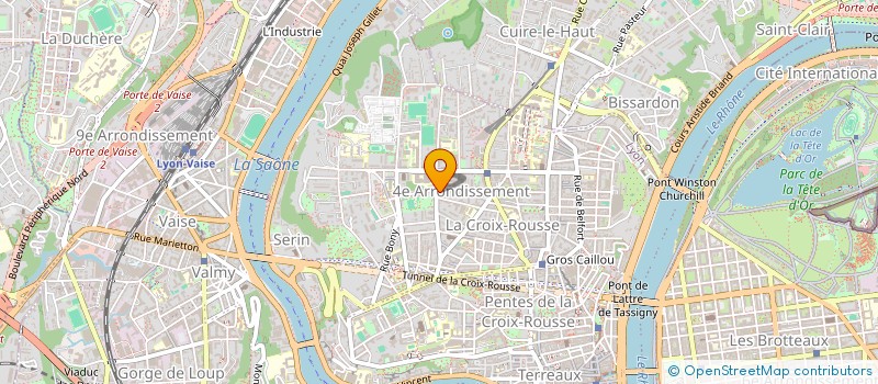 localisation de l'entreprise SCI HC IMMOBILIER  LYON