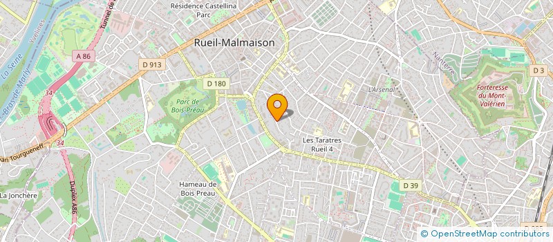 localisation de l'entreprise SCI HCB 47 à RUEIL-MALMAISON