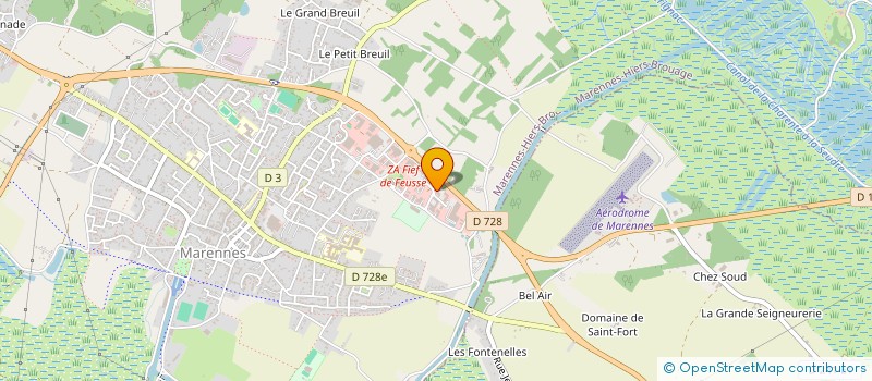 localisation de l'entreprise SCI HCC  SAINT-VIVIEN