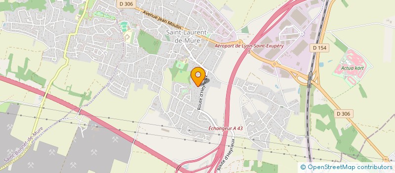 localisation de l'entreprise SCI HCF  SAINT-LAURENT-DE-MURE