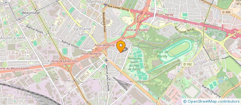 localisation de l'entreprise SCI HCG  VENISSIEUX