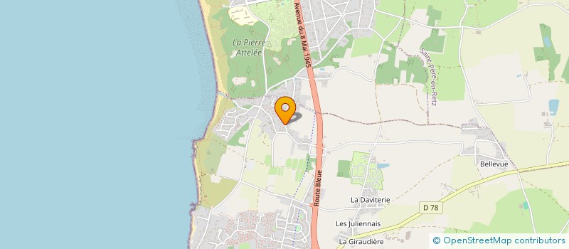 localisation de l'entreprise SCI HCI2L  SAINT-MICHEL-CHEF-CHEF