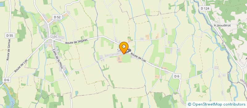 localisation de l'entreprise SCI HCM  SEGALAS