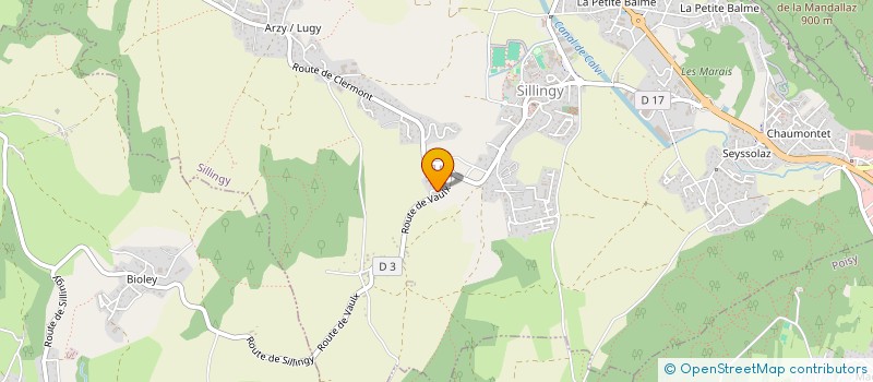 localisation de l'entreprise SCI HCN  SILLINGY