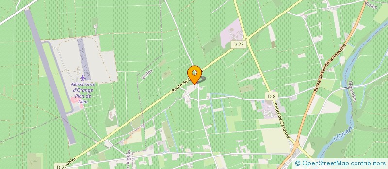 localisation de l'entreprise SCI HCP  VIOLES