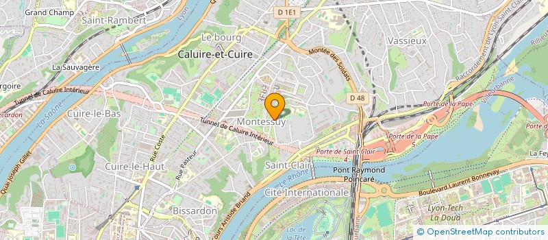 localisation de l'entreprise SCI HCVC  CALUIRE-ET-CUIRE