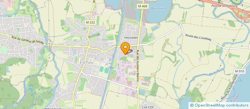 localisation de l'entreprise SCI HD 2010  ESCHAU