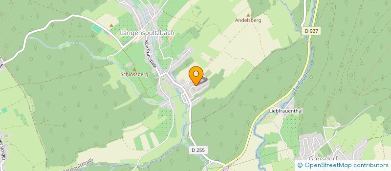 localisation de l'entreprise SCI HD  LANGENSOULTZBACH