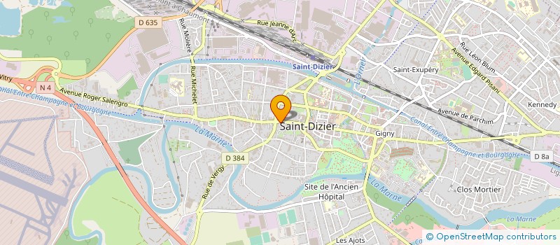 localisation de l'entreprise SCI HD à SAINT-DIZIER