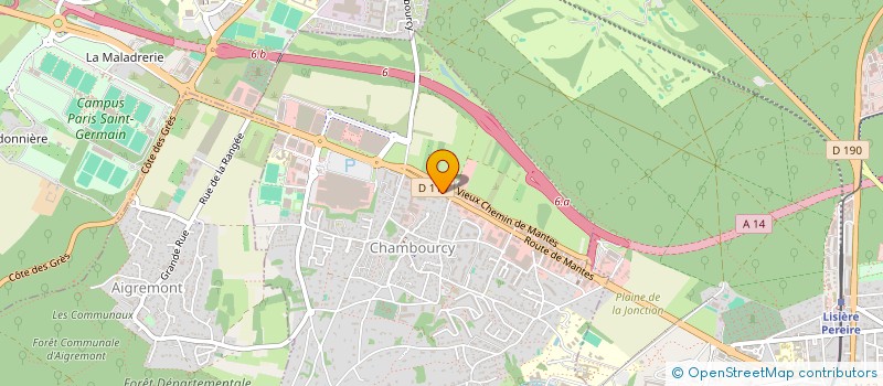 localisation de l'entreprise SCI HD CHAMBOURCY  CHAMBOURCY