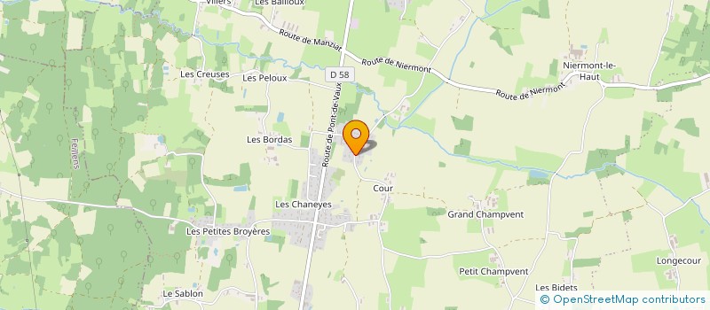 localisation de l'entreprise SCI HD IMMO  BAGE-DOMMARTIN