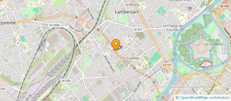 localisation de l'entreprise SCI HD INVESTISSEMENT à LAMBERSART