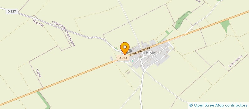 localisation de l'entreprise SCI HD - MB  THIBIE