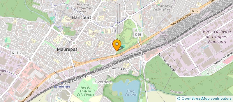 localisation de l'entreprise SCI HDADOU  ELANCOURT