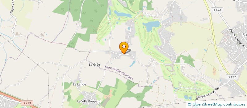 localisation de l'entreprise SCI HDB  SAINT-ANDRE-DES-EAUX