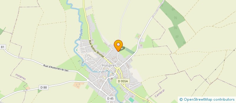 localisation de l'entreprise SCI HDC IMMO  HASPRES