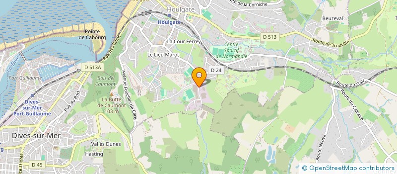 localisation de l'entreprise SCI HDC INVEST  HOULGATE