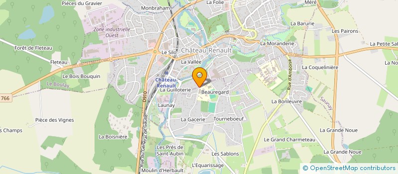 localisation de l'entreprise SCI HDCM à CHATEAU-RENAULT