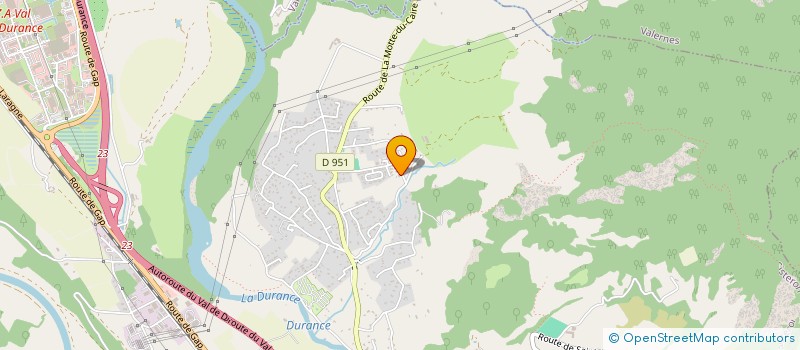 localisation de l'entreprise SCI HDEF  SISTERON