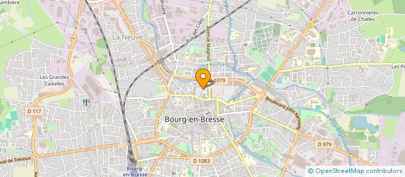 localisation de l'entreprise SCI HDEJ à BOURG-EN-BRESSE