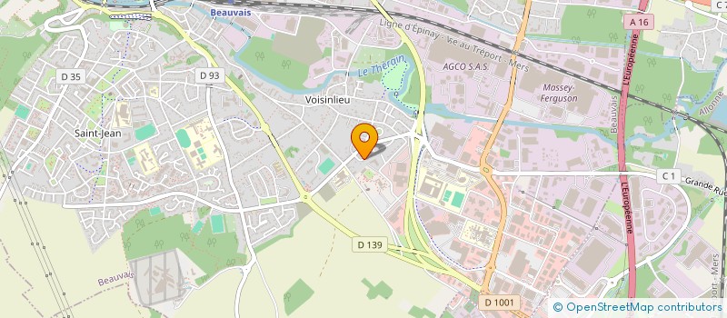 localisation de l'entreprise SCI HDET  ALLONNE