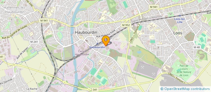 localisation de l'entreprise SCI HDF IMMO  HAUBOURDIN