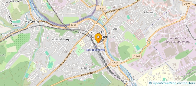 localisation de l'entreprise SCI HDJ5 à SARREGUEMINES