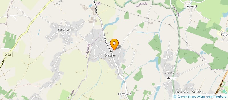 localisation de l'entreprise SCI HDJL  GUERANDE