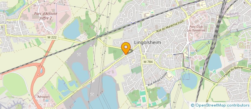 localisation de l'entreprise SCI HDK  LINGOLSHEIM