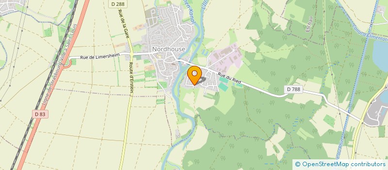 localisation de l'entreprise SCI HDL NOYERS  NORDHOUSE