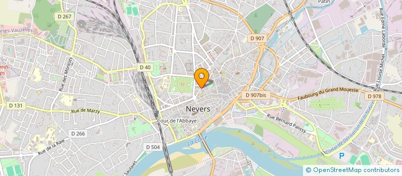 localisation de l'entreprise SCI HDLD à NEVERS