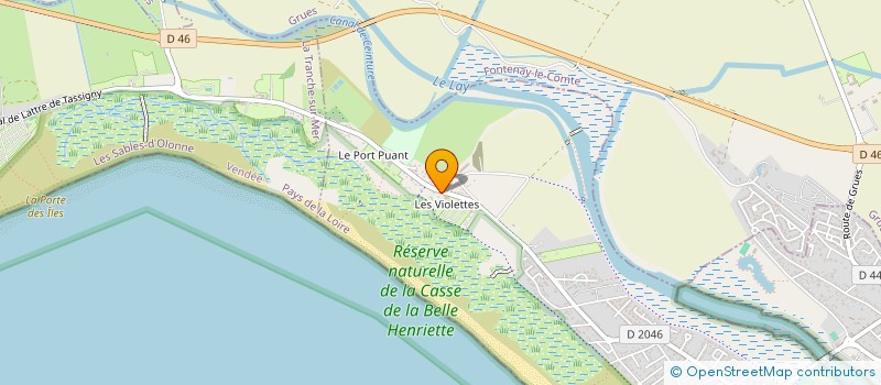 localisation de l'entreprise SCI HDLM  L'AIGUILLON-LA-PRESQU'ILE