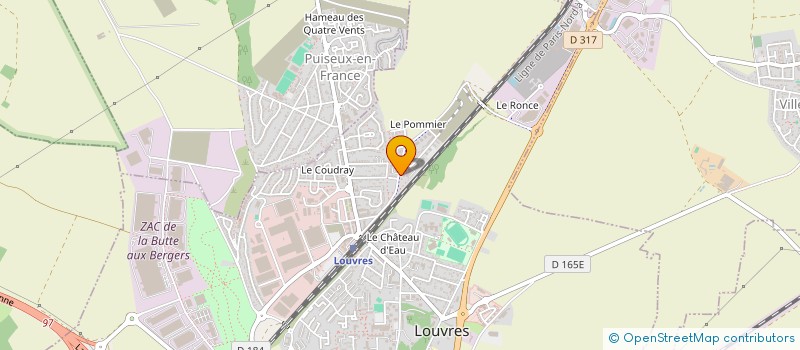 localisation de l'entreprise SCI HDM  LOUVRES