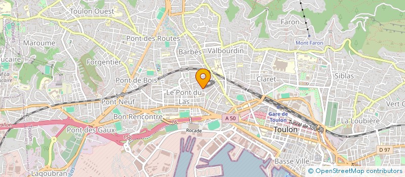 localisation de l'entreprise SCI HDSCE  TOULON