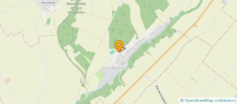 localisation de l'entreprise SCI HDSL & PB  GUIGNECOURT