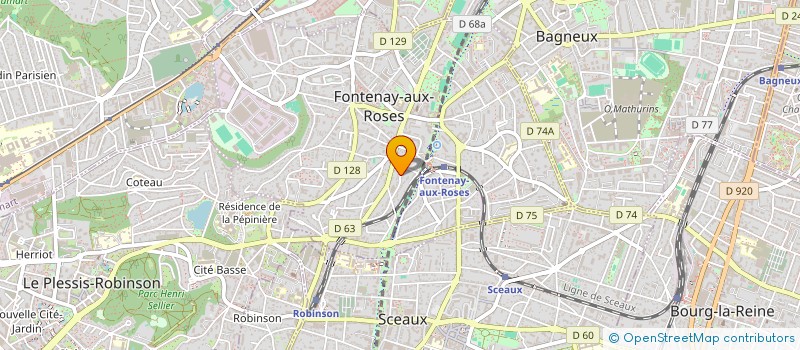 localisation de l'entreprise SCI HDV à FONTENAY-AUX-ROSES