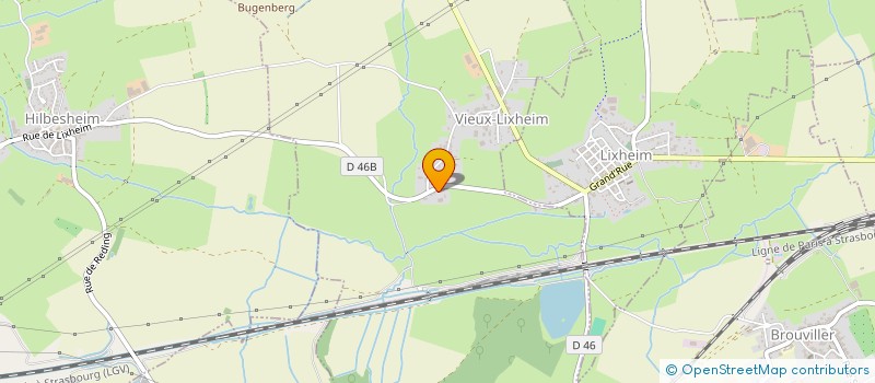 localisation de l'entreprise SCI HDVF  VIEUX-LIXHEIM