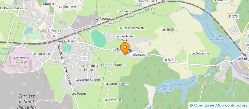 localisation de l'entreprise SCI HDZ & CO  SAINT-PIERRE-LA-COUR