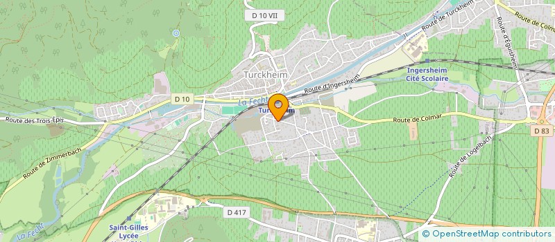 localisation de l'entreprise SCI HE! LOGE AU 5  SOULTZBACH-LES-BAINS