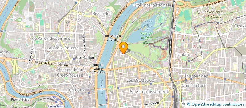 localisation de l'entreprise SCI HE MED  LYON 6EME