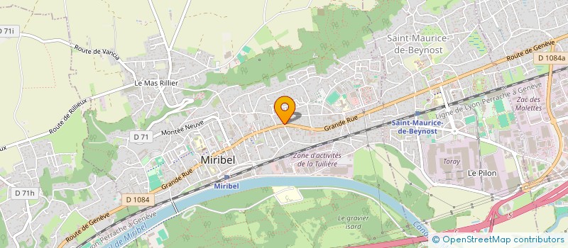 localisation de l'entreprise SCI HEA à MIRIBEL