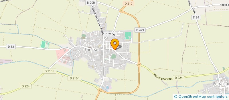 localisation de l'entreprise SCI HEAUME  ENNEZAT