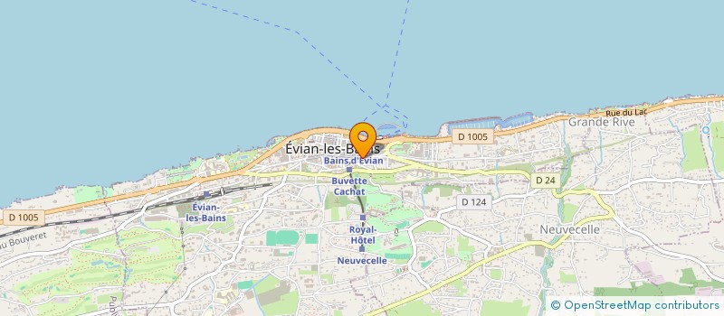 localisation de l'entreprise SCI HEAVEN'S DOORS  EVIAN-LES-BAINS