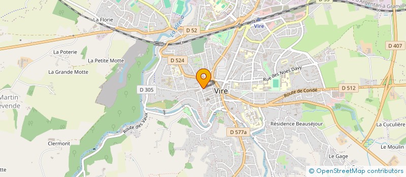 localisation de l'entreprise SCI HEAVENS  VIRE-NORMANDIE