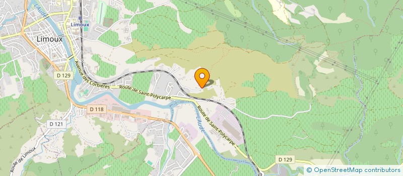 localisation de l'entreprise SCI HEBAL  LIMOUX