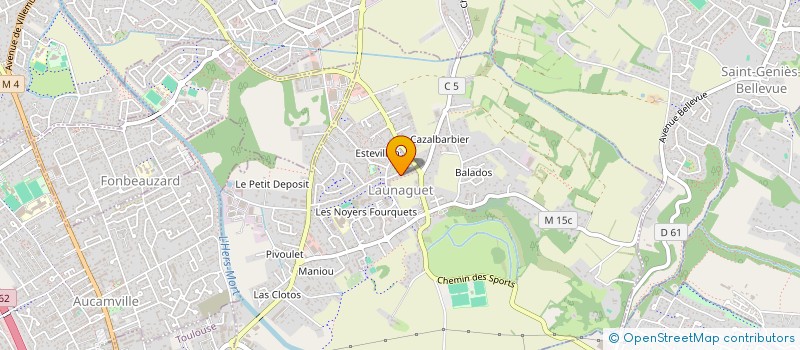 localisation de l'entreprise SCI HEBDINA à TOULOUSE