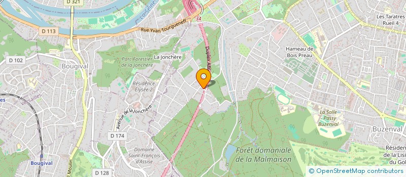 localisation de l'entreprise SCI HEBE à RUEIL-MALMAISON